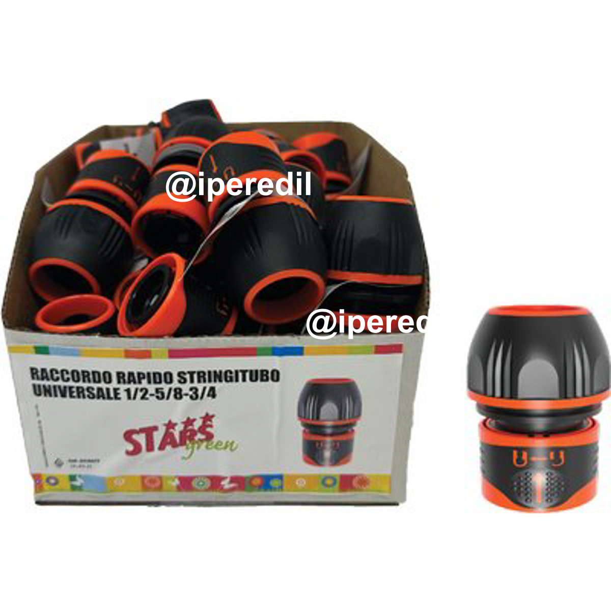 RACCORDO RAPIDO STRINGITUBO UNIVERSAL STARS 1/2-5/8-3/4 EXPO BOX