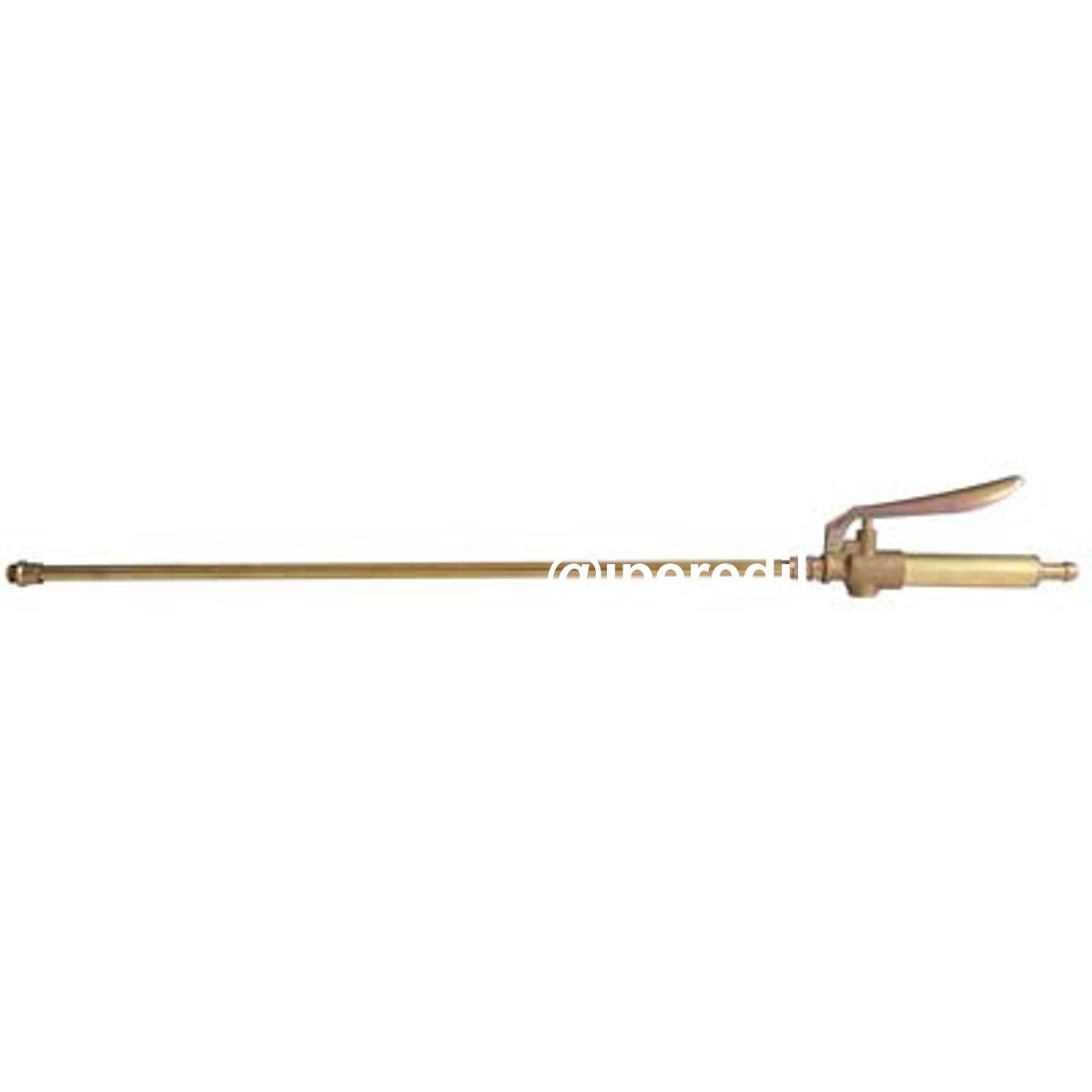 LANCIA + RUBINETTO A LEVA X POMPA STARS RAME/OTTONE MM 10 CM 50