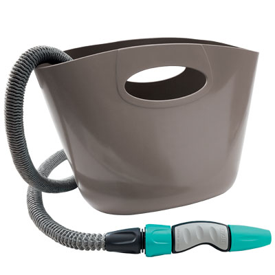 TUBO IRRIGAZIONE ESTENSIBILE AQUAPOP KIT BORSA GF GREY MT 5/15 +RACCORDI+LANCIA