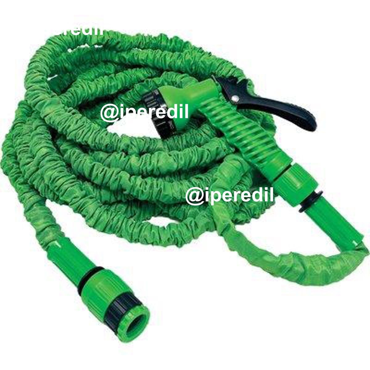 TUBO IRRIGAZIONE ESTENSIBILE EFFEGARDEN KIT GF GIALLO 5/15 + RACCORDI+PISTOLA