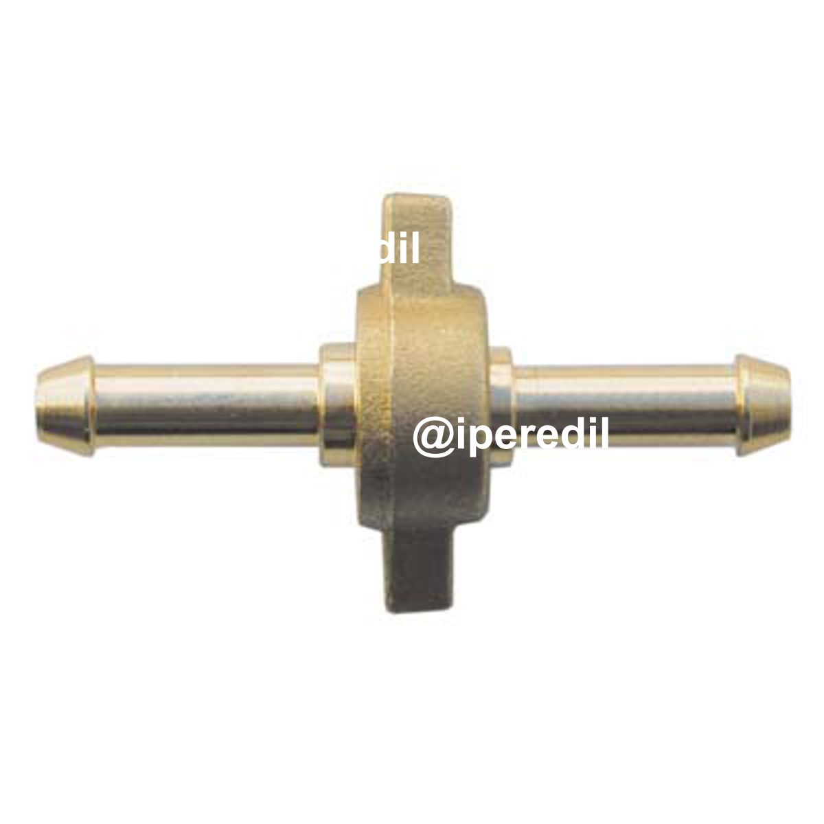 MANICOTTO PORTAGOMMA 3 PEZZI AP OTTONE MM 8
