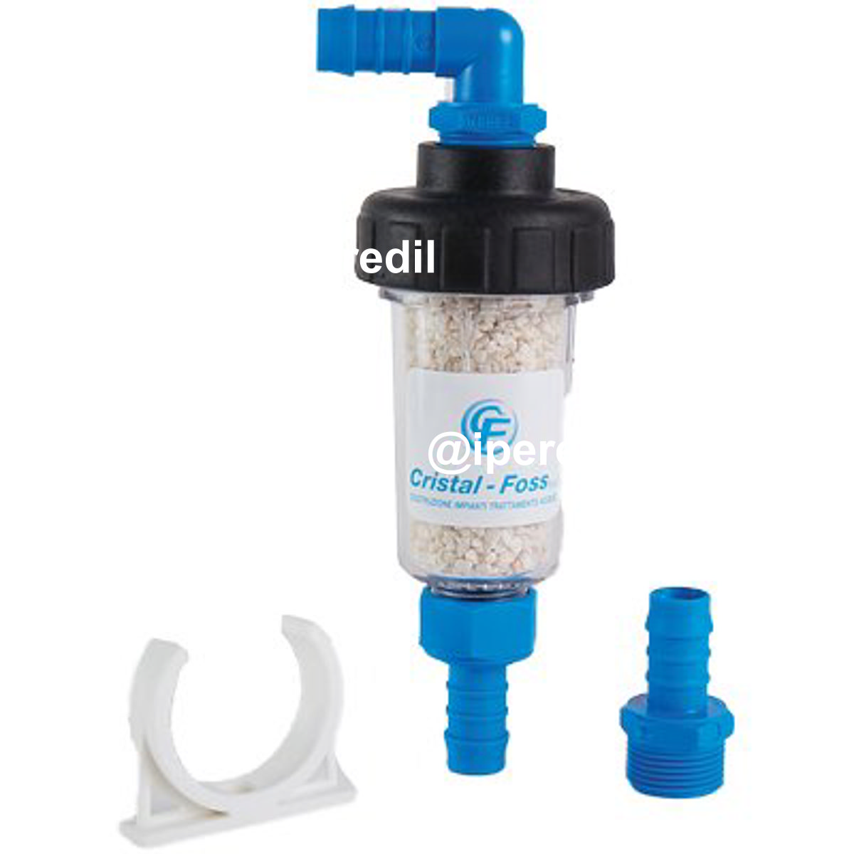 FILTRO NEUTRALIZZATORE DI CONDENSA ACIDA PORTAGOMMA MM 16 + RICARICA