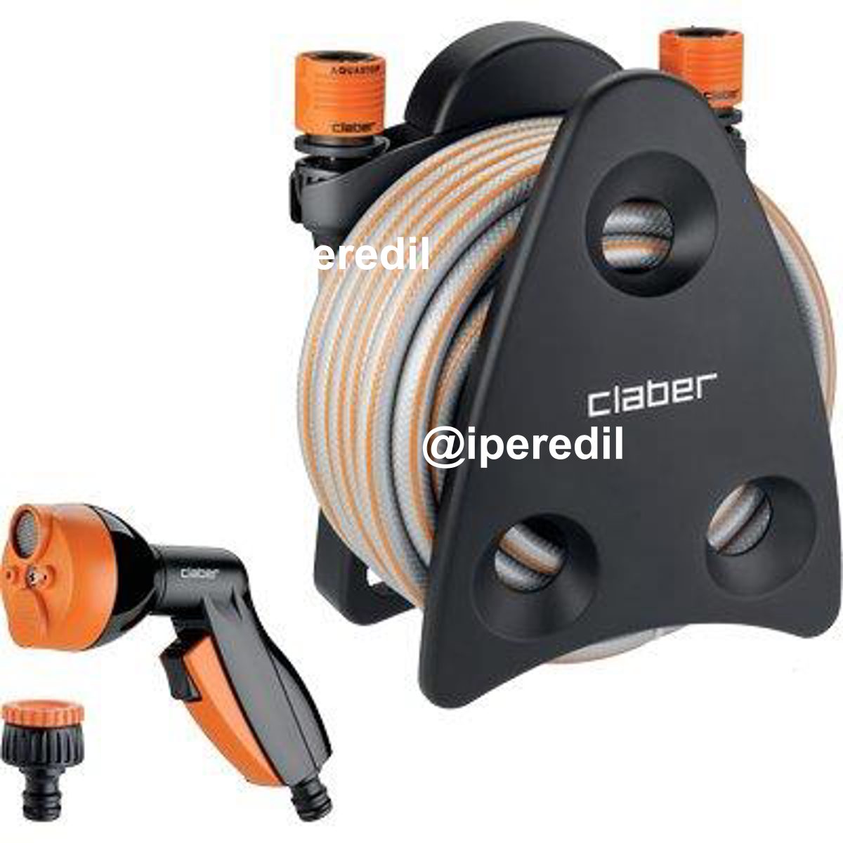 AVVOLGITUBO IRRIGAZIONE MINI-SET BALCONY CLABER TUBO 1/2 MT 10 + RACCORDI + PISTOLA