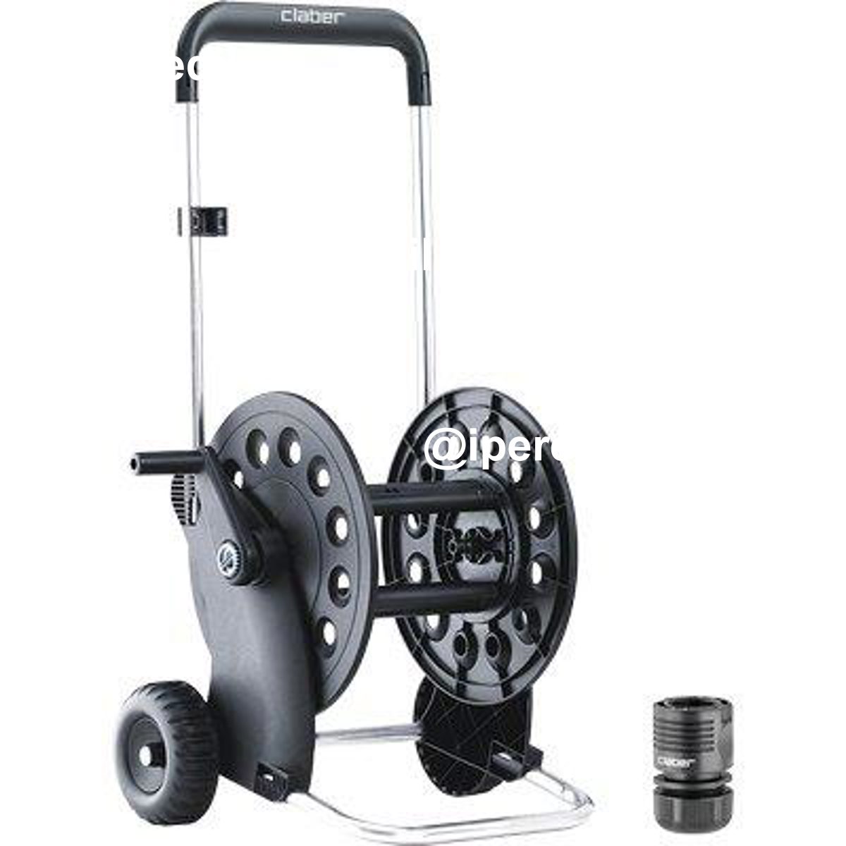 AVVOLGITUBO IRRIGAZIONE CARRELLATO ECOSEI CLABER ABS/ALLUMINIO RUOTE PLT X TUBO 1/2 MT 20