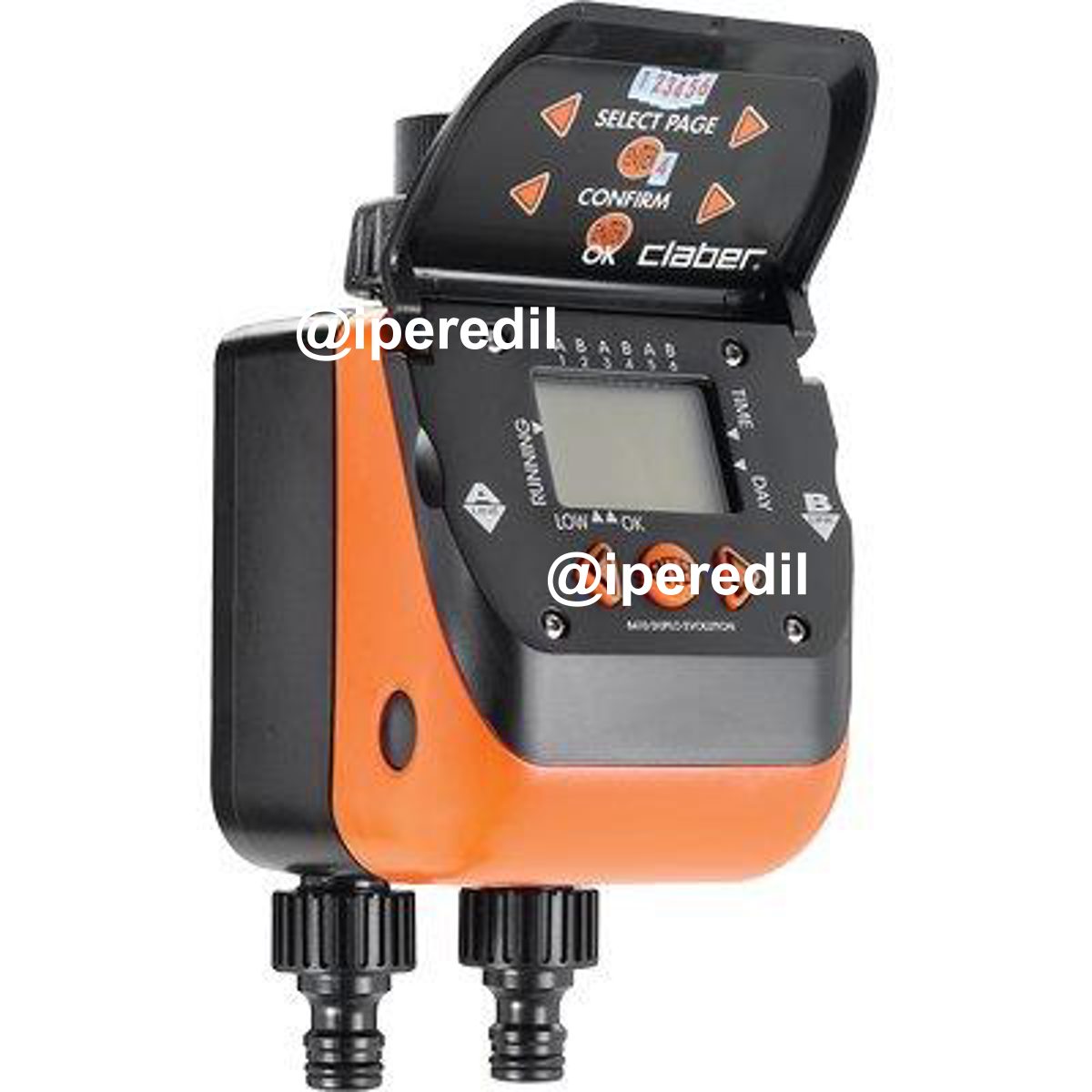 CENTRALINA IRRIGAZIONE AQUADUE DUPLO EVO CLABER INNESTO RAPIDO 3/4F 1XTRANSISTOR VOLT 9 SELF 8410