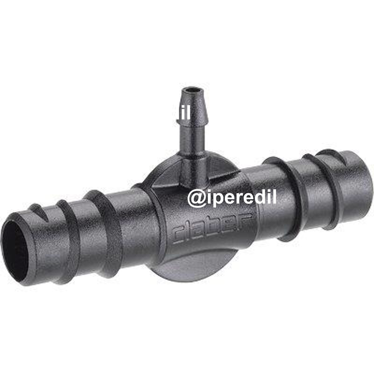 TEE PORTAGOMMA TUBO PN + MICROTUBO SELF CLABER RAINJET 91073 1/2+1/4 CF=PZ 2