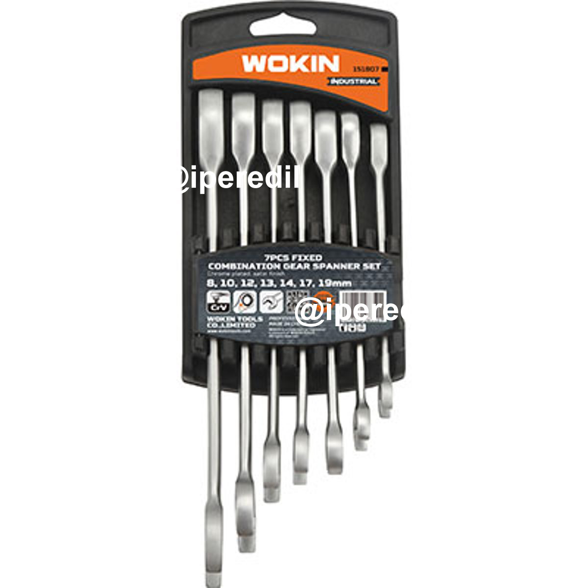 CHIAVI COMBINATE A CRICCO FISSO SERIE 151807 WOKIN MM 8/19 CF=PZ 7