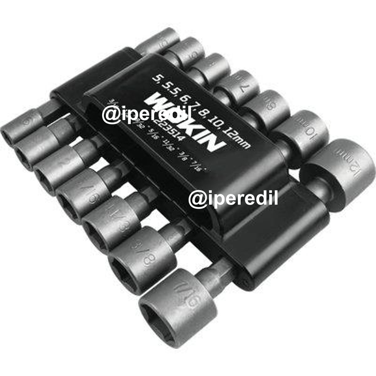 INSERTI A BUSSOLA ESAGONALI AVVITAT 223514 WOKIN ATTACCO 1/4F MM 38 CF=PZ 14 - 07002704