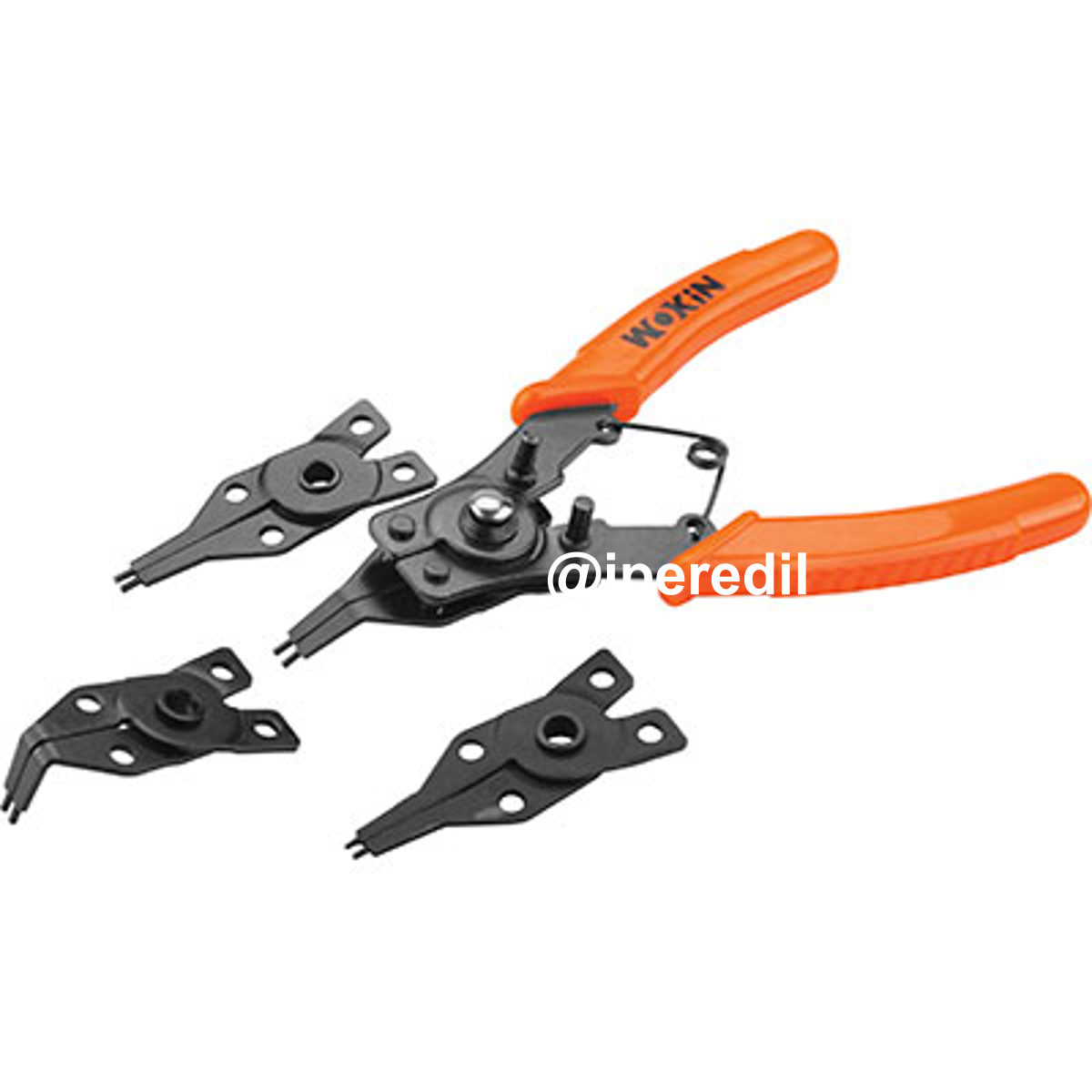 PINZA ANELLI INTERNI ESTERNI 105006 WOKIN MM 155 4 TESTE INTERCAMBIABILI