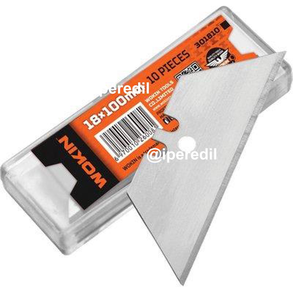 LAMA A TRAPEZIO FORATA 301810 WOKIN GRANDE MM 61X19 CF=PZ 10 - 07005535