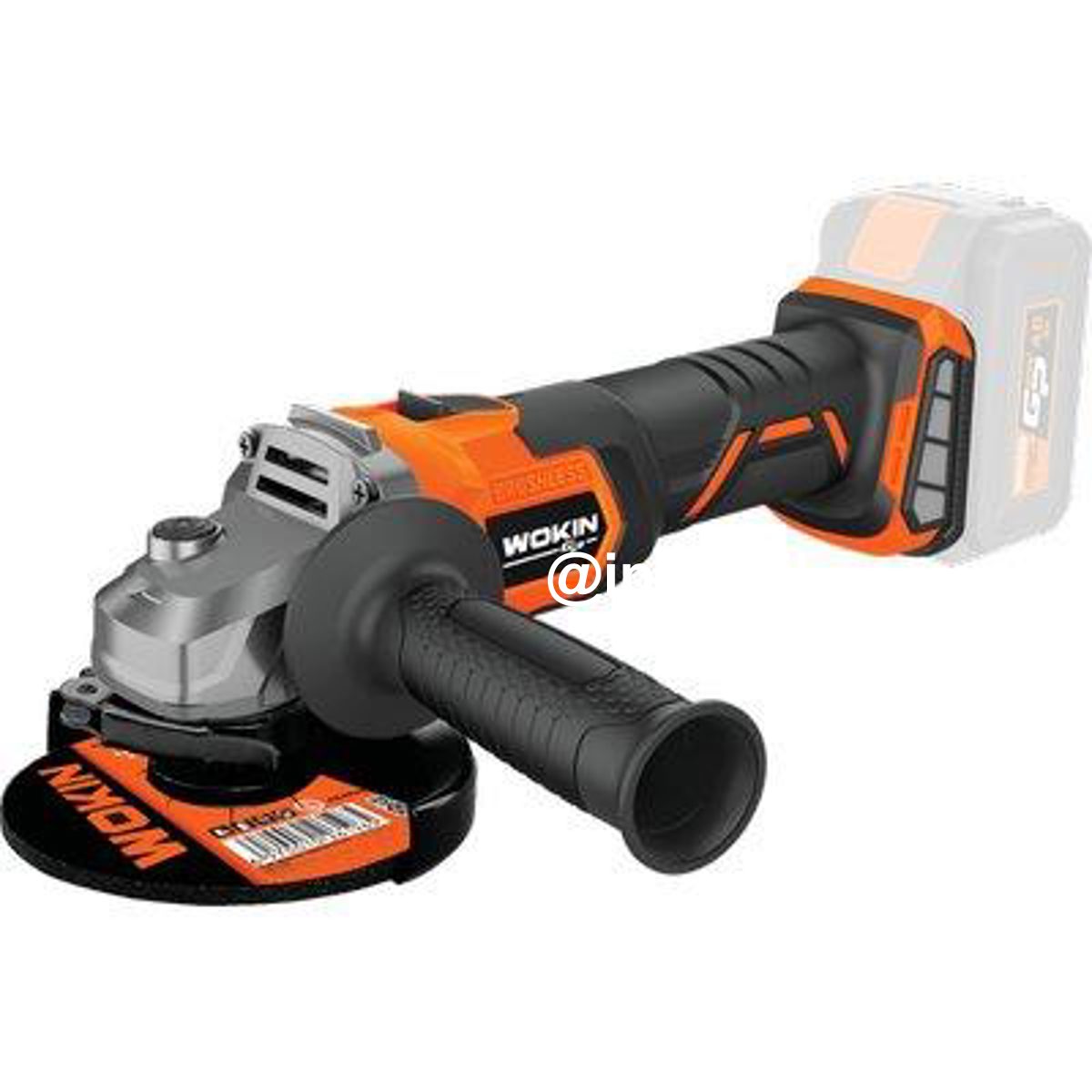 SMERIGLIATRICE ANG BATTERIA GP20V 621445 WOKIN VOLT 20 MM 115 BRUSHLESS SOLO CORPO MACCHINA