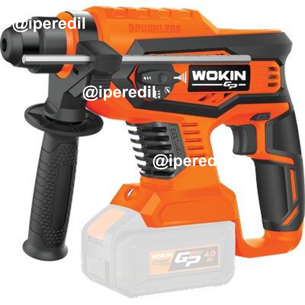 MARTELLO TASSELL SCALPELL GP20V 621528 WOKIN VOLT 20 J2,2 SDS+ BRUSHLESS SOLO CORPO MACCHINA