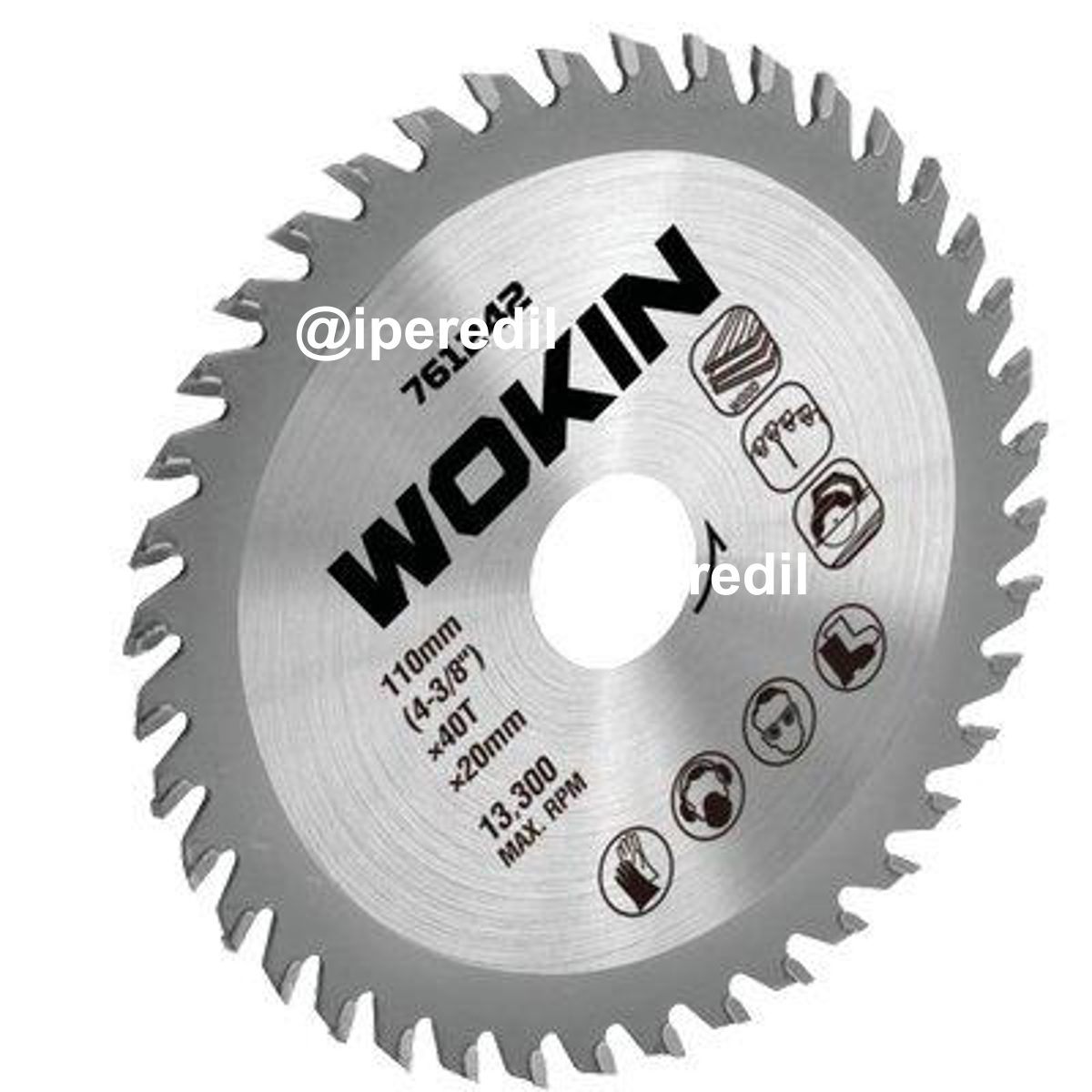LAMA CIRCOLARE X LEGNO 761424 WOKIN MM 165X30 DENTI 24 - 07006334