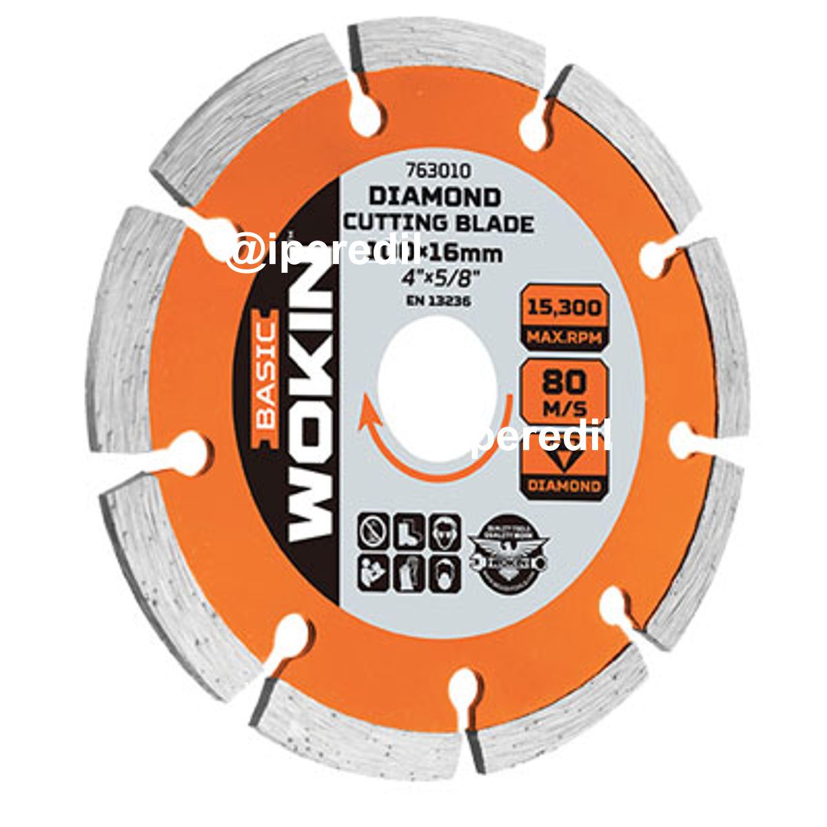 DISCO DIAMANTATO SETTORE 7631 WOKIN MM 125X22,2 H.MM 1,9 763112 - 07006763