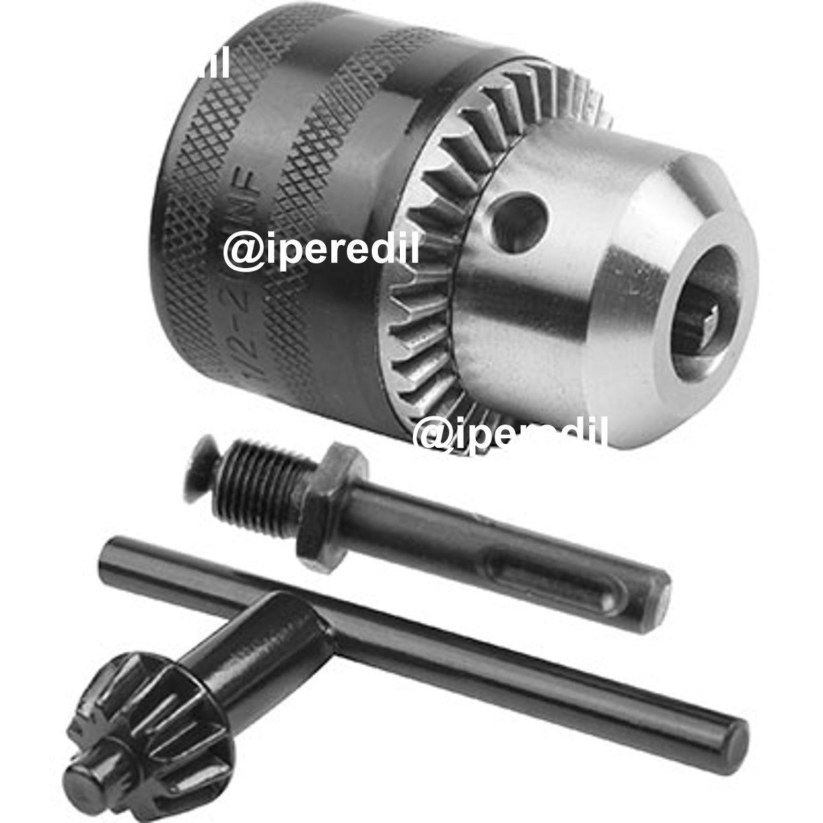 MANDRINO A CREMAGLIERA + SDS PLUS 789511 WOKIN 1/2FXMM 20 X PUNTE MM 1,5/13 +CHIAVE - 07006812