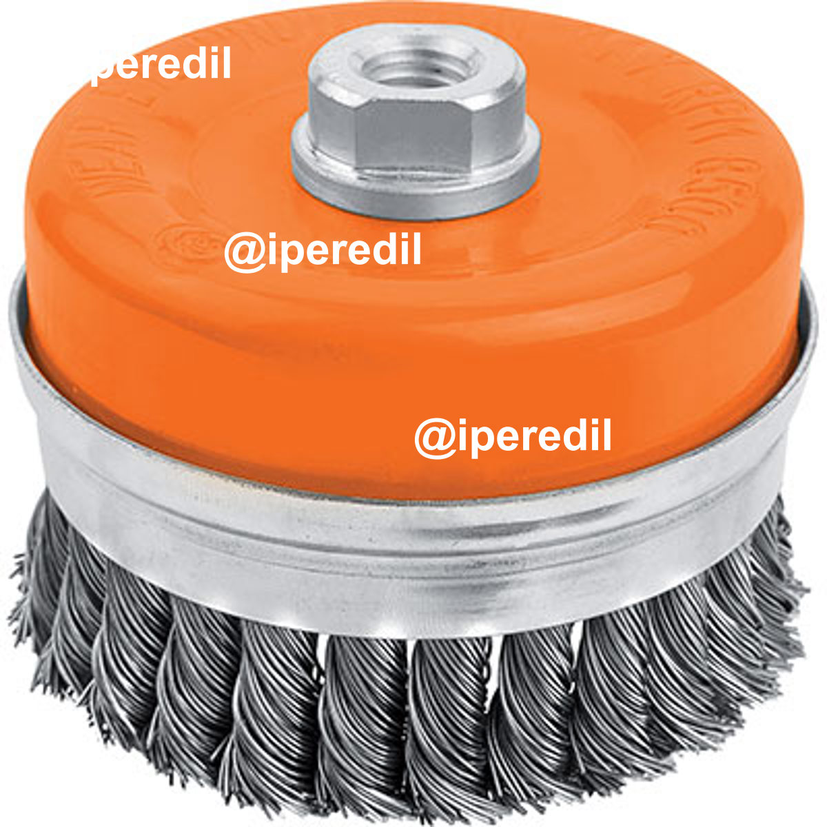 SPAZZOLA ACCIAIO RITORTO A TAZZA + FIL 7702 WOKIN MM 75 F.M14 770203 - 07006850