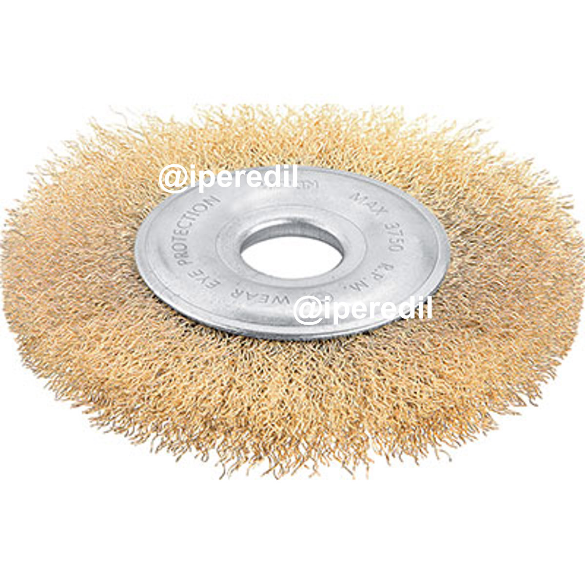 SPAZZOLA ACCIAIO CIRCOLARE + FORO 770505 WOKIN MM 125 F.MM 22,2 - 07006852