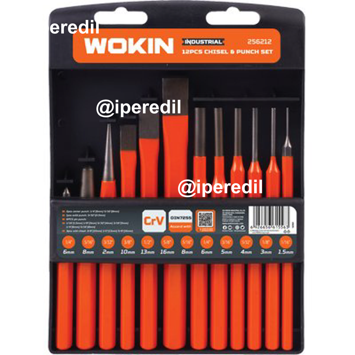 CACCIASPINA SCALPELLI PUNZONI KIT 256212 WOKIN CF=PZ 12