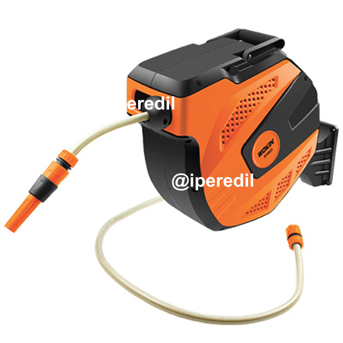 AVVOLGITUBO IRRIGAZIONE AUTOROLL 574515 WOKIN PLASTICA +TUBO 1/2 MT 15 +1,5 RACCORDI+LANCIA