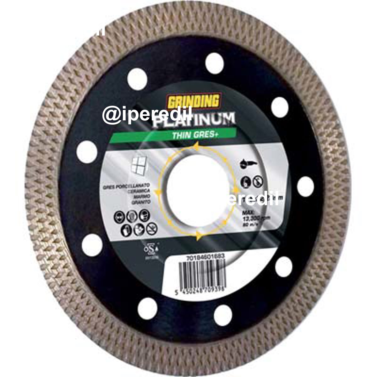 DISCO DIAMANTATO THIN GRES+ PLATINUM GRINDING MM 115X22,2 H.MM 1,2 - 07132235