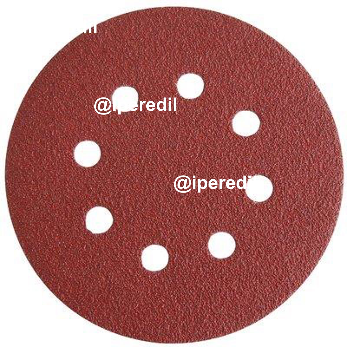 DISCO ABRASIVO FIBRATO VELCRATO 8 FORI IMPERIAL MM 115X22,2 GRANA 120 CF=PZ 6 - 07132918