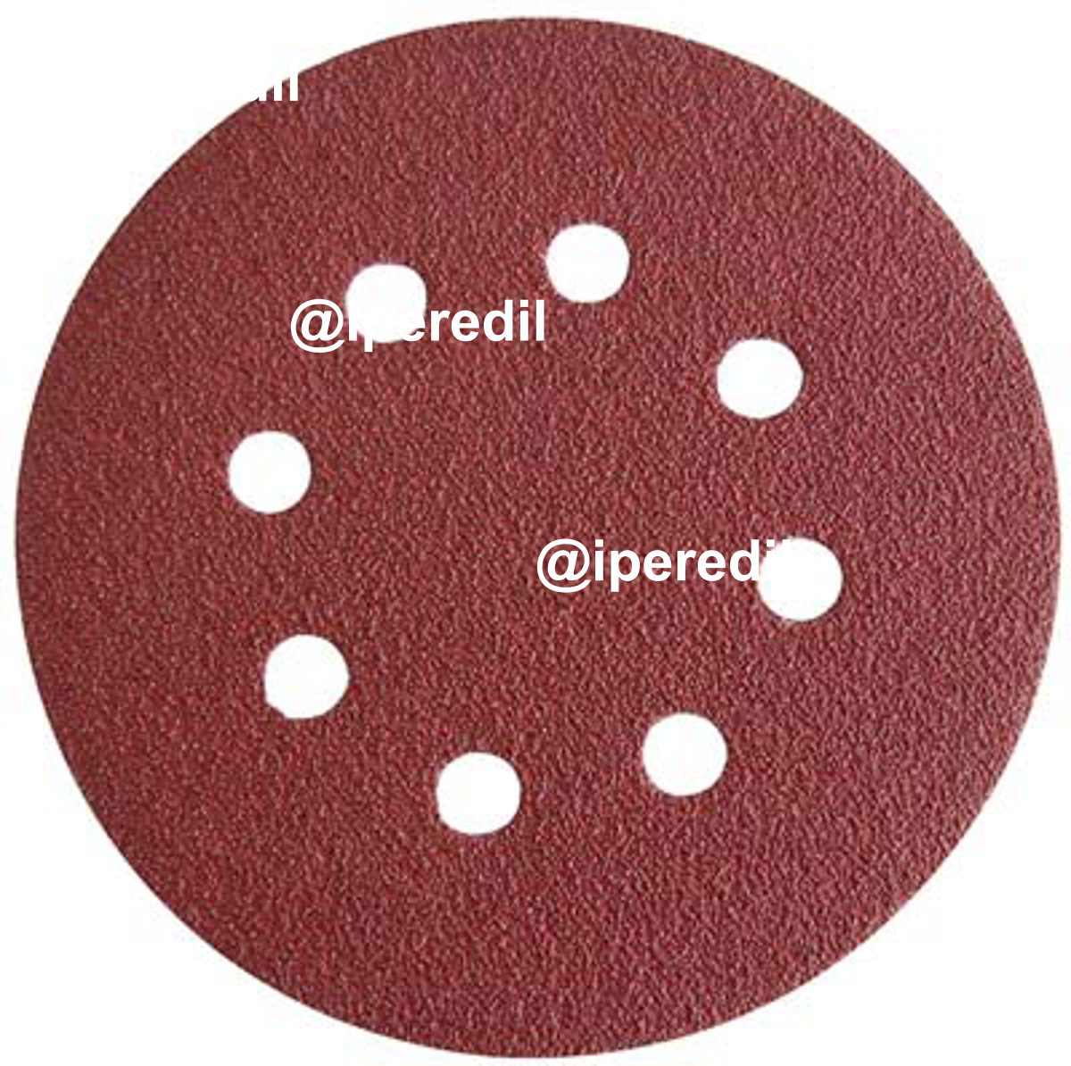 DISCO ABRASIVO FIBRATO VELCRATO 8 FORI IMPERIAL MM 125X22,2 GRANA 120 CF=PZ 6 - 07133080