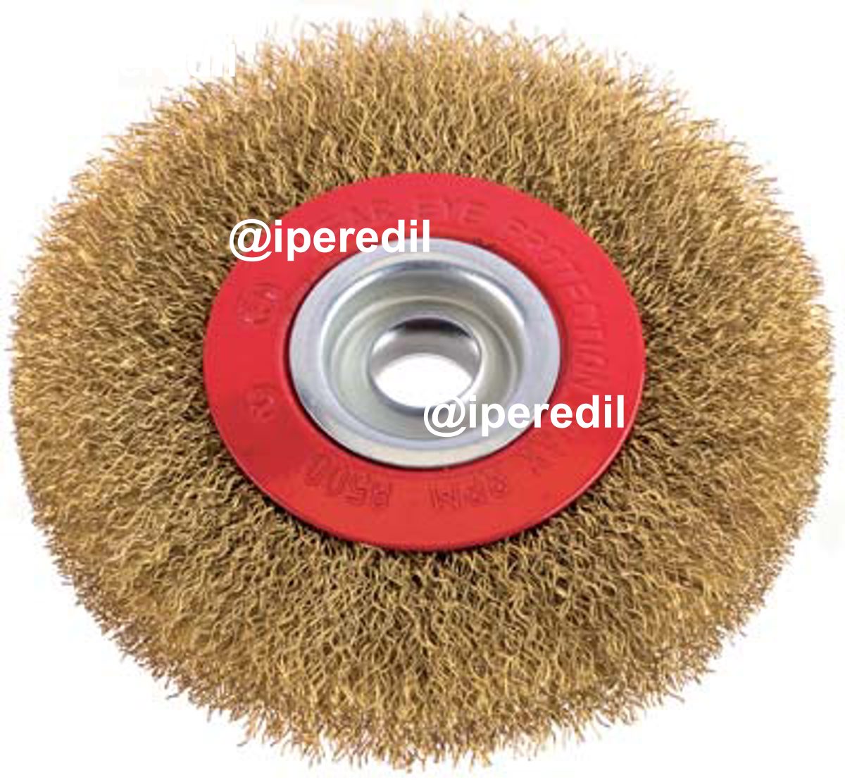 SPAZZOLA ACCIAIO CIRCOLARE + FORO PG 488.00 MM 150 F.MM 32/20/16 - 07137702
