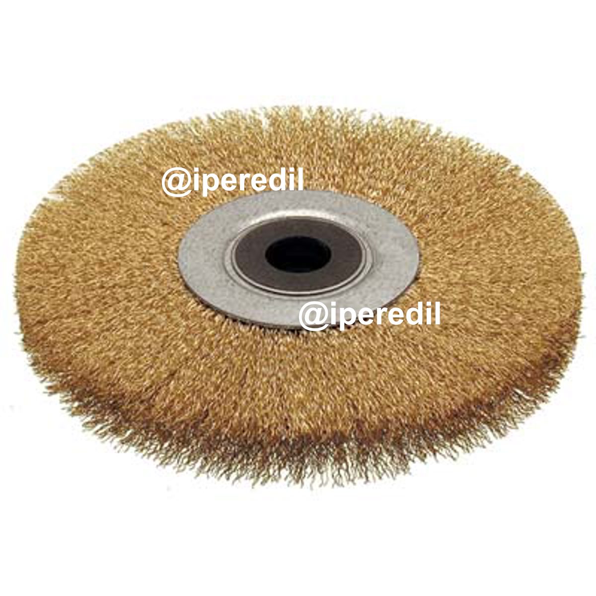 SPAZZOLA ACCIAIO CIRCOLARE + FORO CEBO MM 120X20 F.MM 16 - 07137722