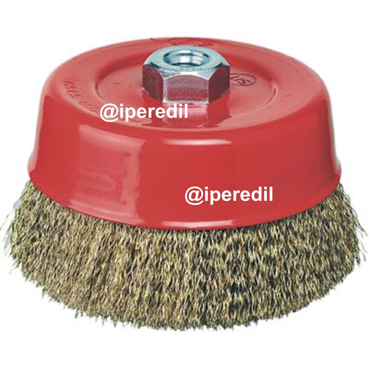 SPAZZOLA ACCIAIO A TAZZA + FILETTO CEBO MM 150 F.M14 - 07138072
