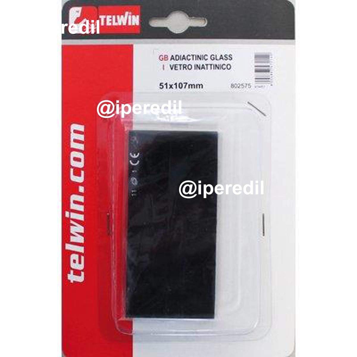 VETRO MASCHERA INTERNO TIGER TELWIN INATTINICO MM 51X107