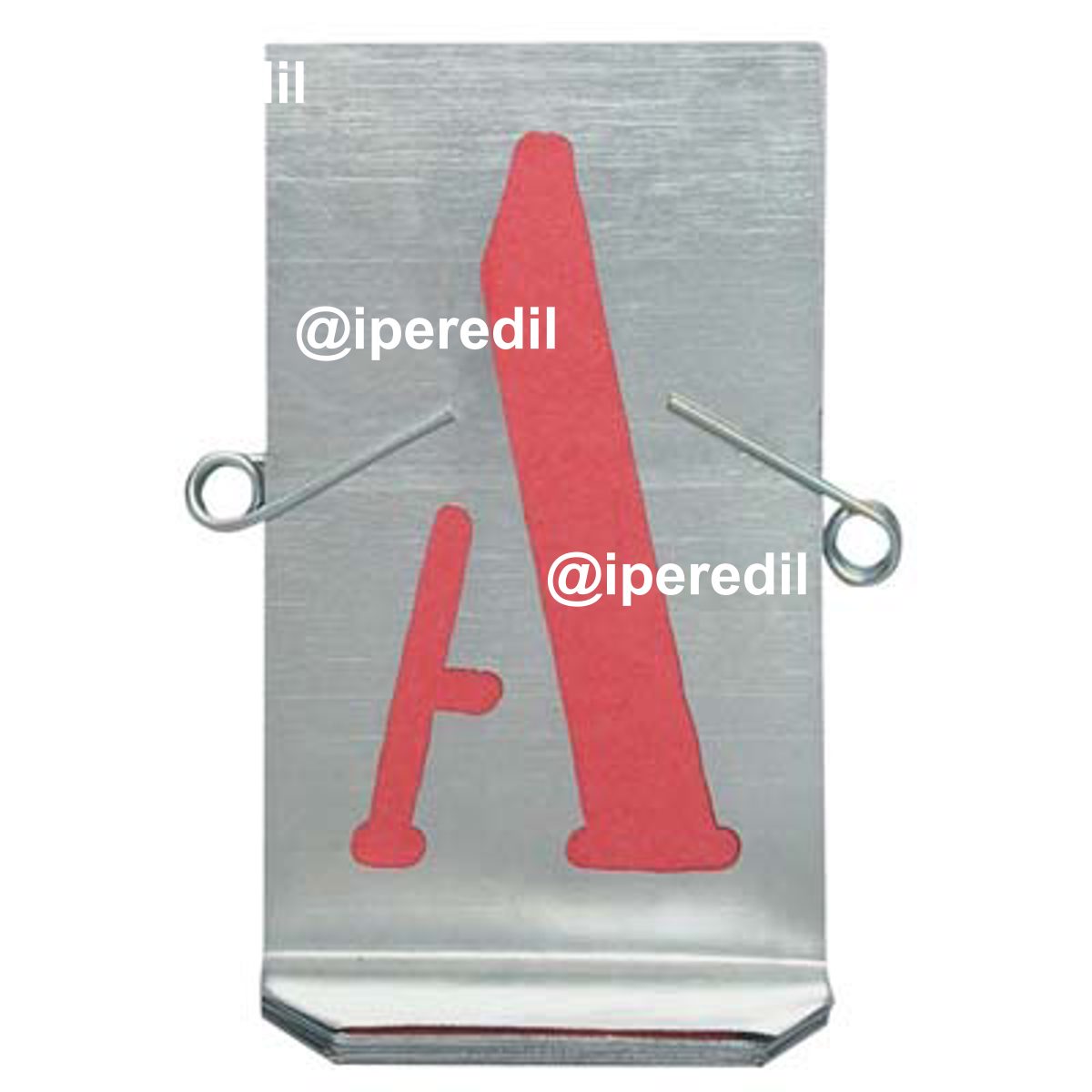 STAMPI TRAFORATI SERIE LETTERE A/Z MM 40 - 07231435