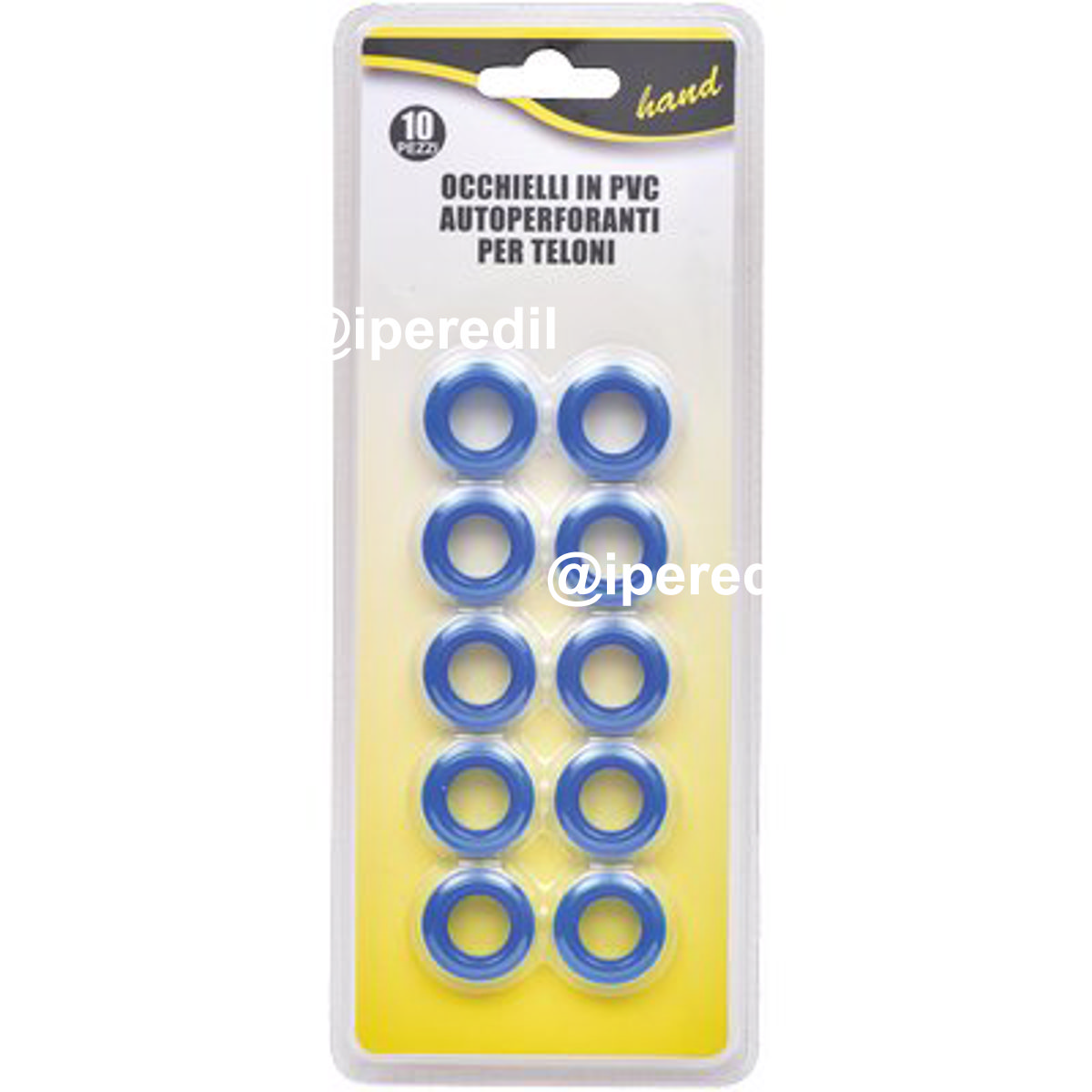 OCCHIELLO PLASTICA HAND FORO MM 11 CF=PZ 10 - 07233109