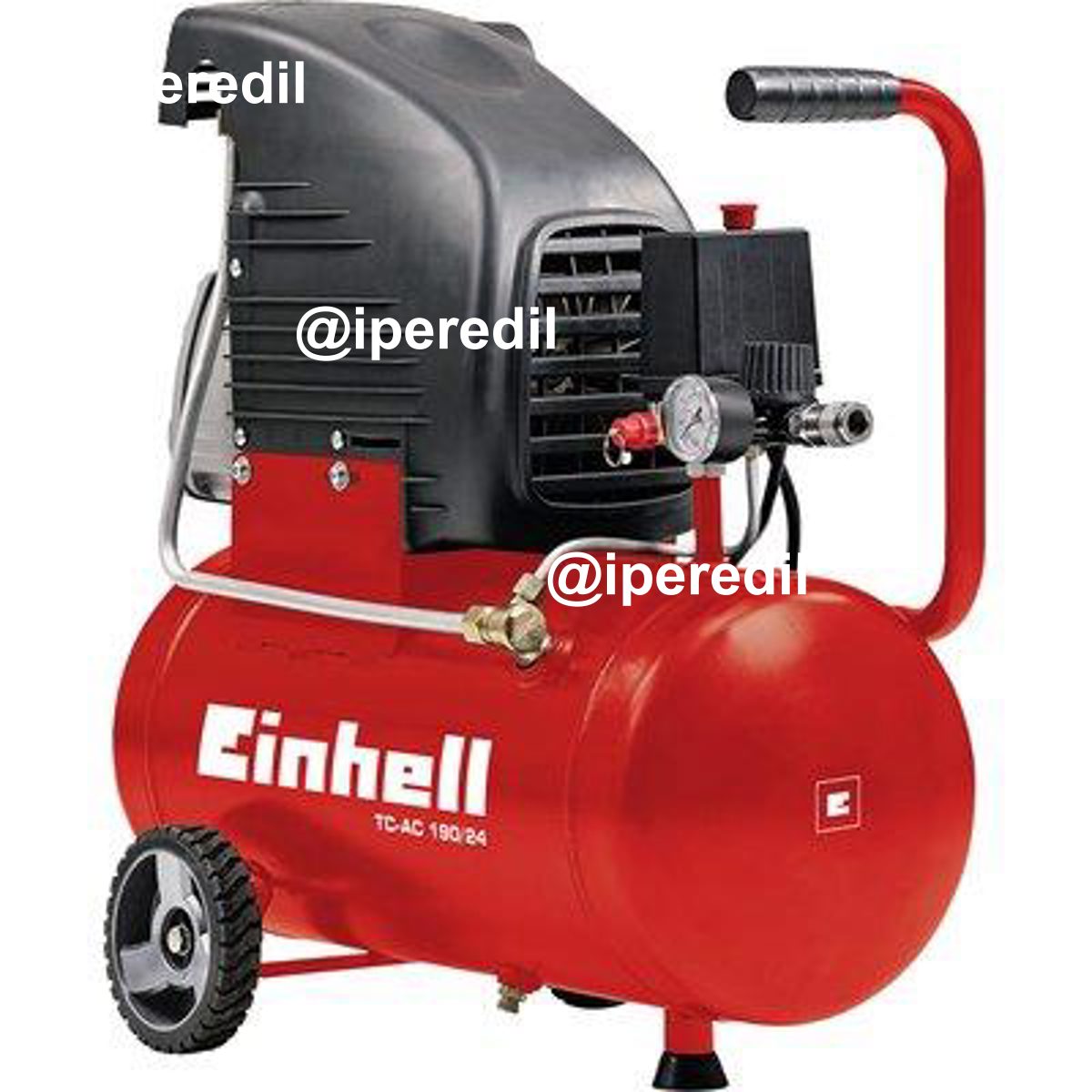 COMPRESSORE AC COASSIALE TC-AC 190/24 EINHELL LUBRIFICATO LT 24 HP 2,0