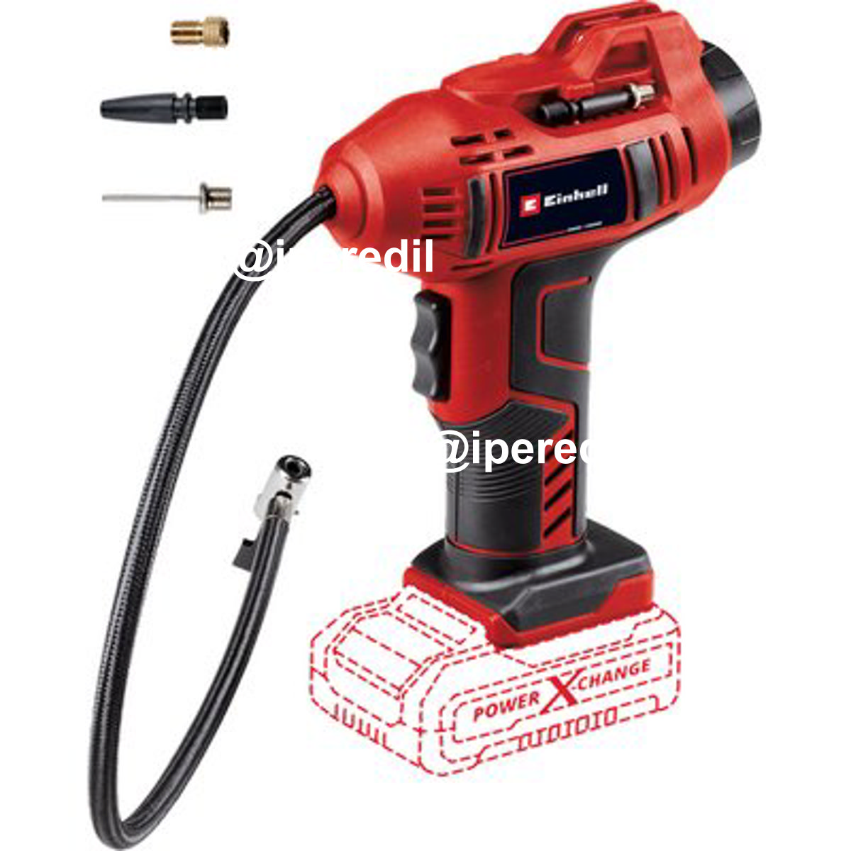 COMPRESSORE PORTATILE BATTERIA CE-CC 18LI EINHELL VOLT 18 X-CHANGE SOLO CORPO MACCHINA + ACC