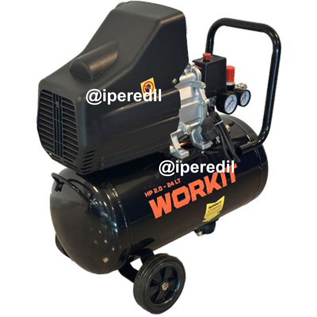 COMPRESSORE AC COASSIALE WORKIT LUBRIFICATO LT 24 HP 2,0 - 07321252