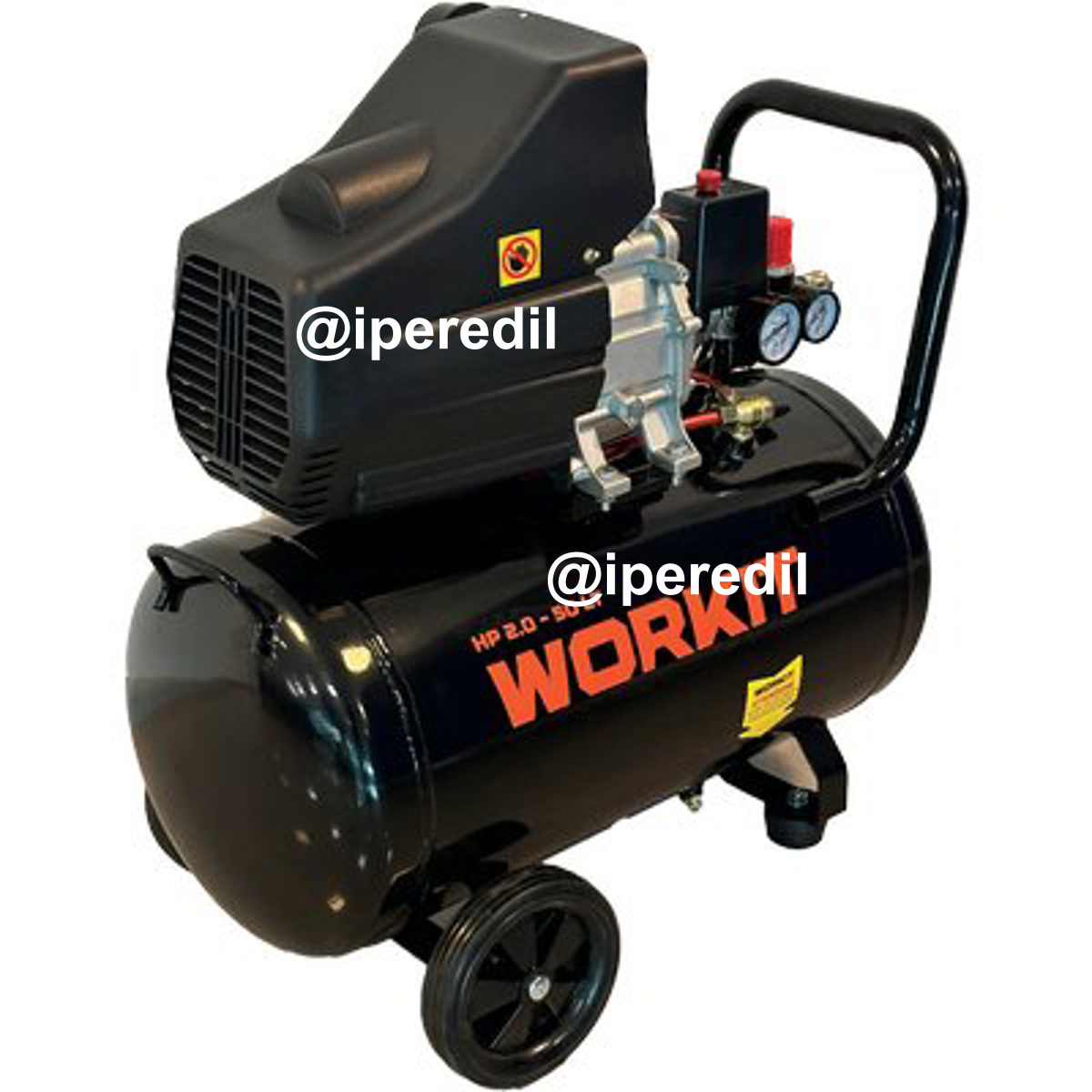 COMPRESSORE AC COASSIALE WORKIT LUBRIFICATO LT 50 HP 2,0