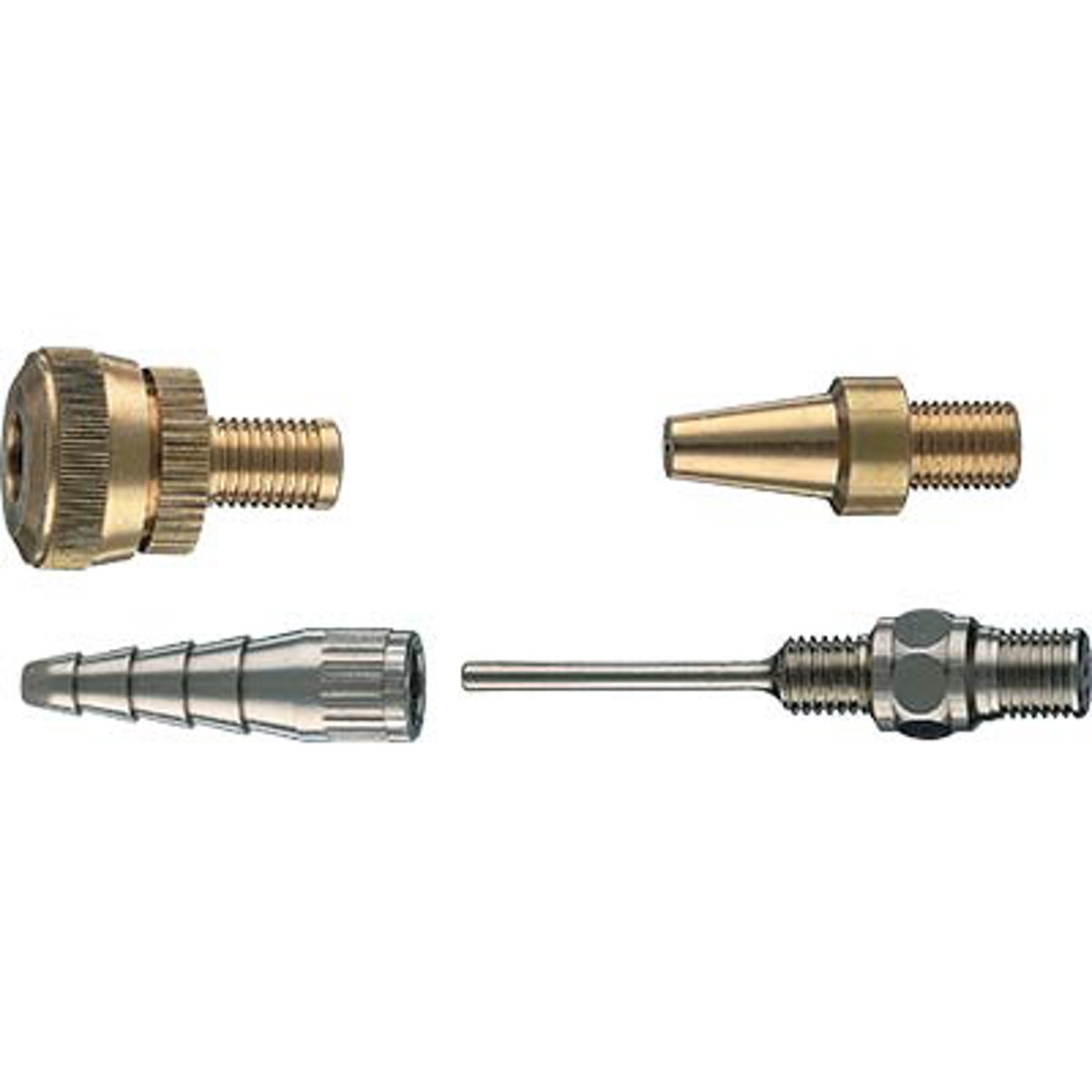 KIT UGELLI X PISTOLA GONFIAGGIO AC GR/4 ANI OTTONE CF=PZ 4 - 07326919