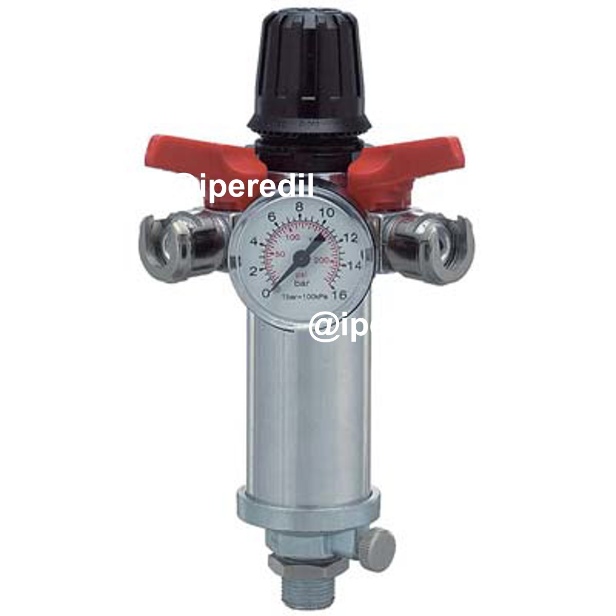 REGOLATORE PRESSIONE AC 31/A5 ANI ATTACCO 3/8M 2 USCITE +MANOMETRO +FILTRO - 07327509