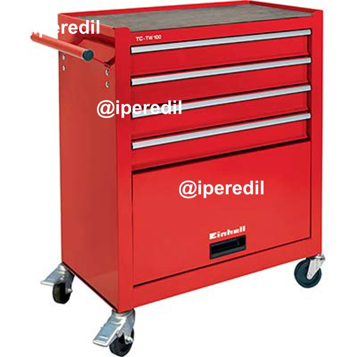 MOBILE PORTAUTENSILI SU RUOTE TC-TW 100 EINHELL 5 CASSETTI CM 69.5X33 H.CM 76