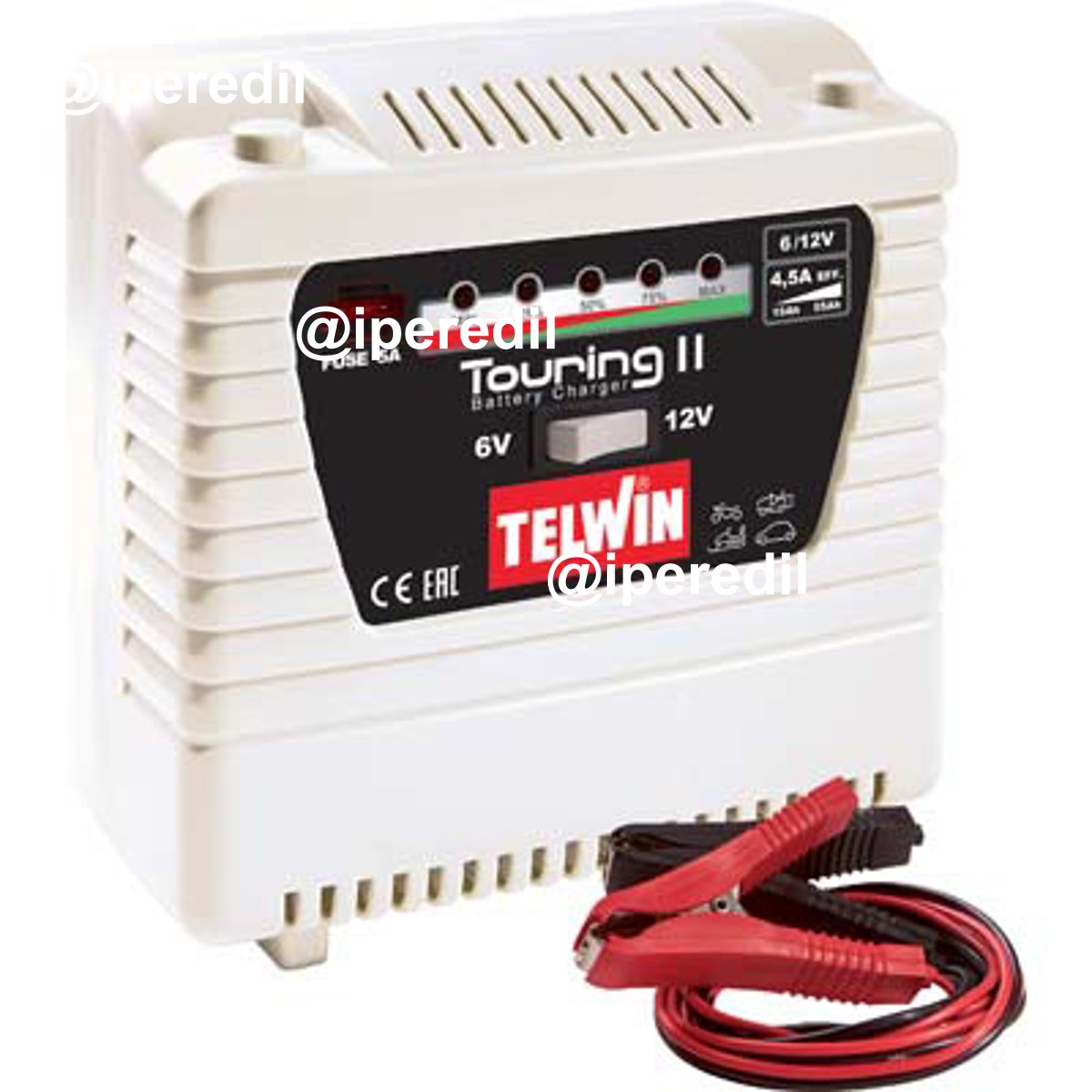 CARICABATTERIA TOURING 11 TELWIN VOLT 6/12 AH 15-25/30-55 - 07341047