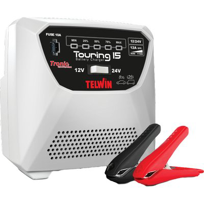 CARICABATTERIA TOURING 15 NEW TELWIN VOLT 12/24 AH 50-30/155-55