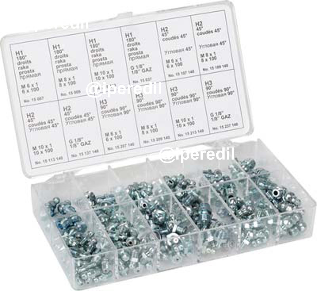 TESTINE X INGRASSATORI IN KIT PRESSOL NR 140 - 07351395