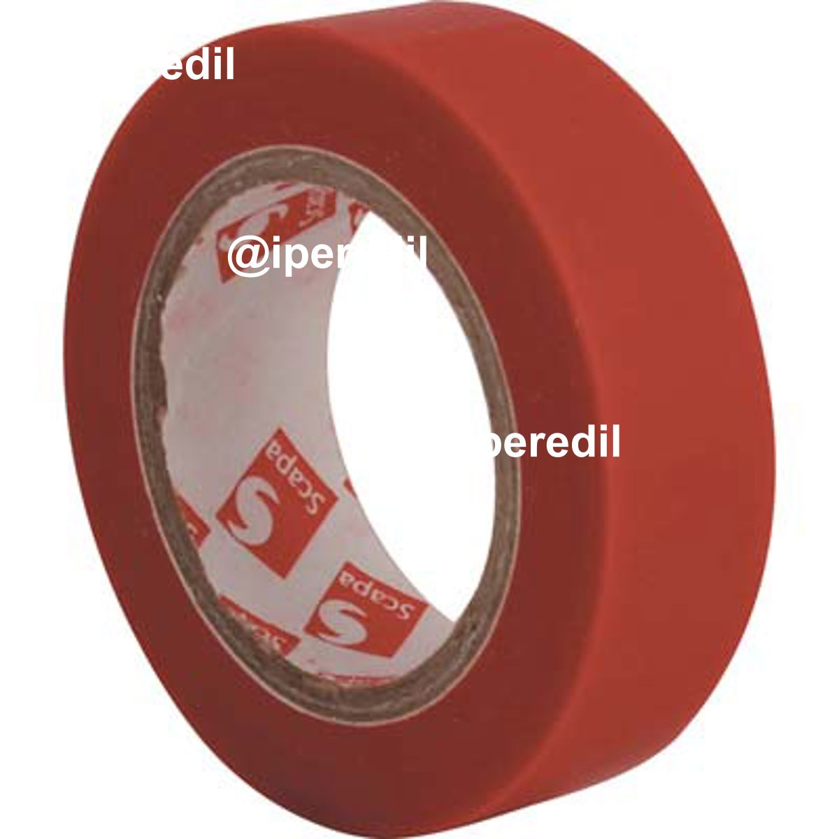 NASTRO PVC ISOLANTE SCAPA ROSSO MM 19 ML 25 - 07400117