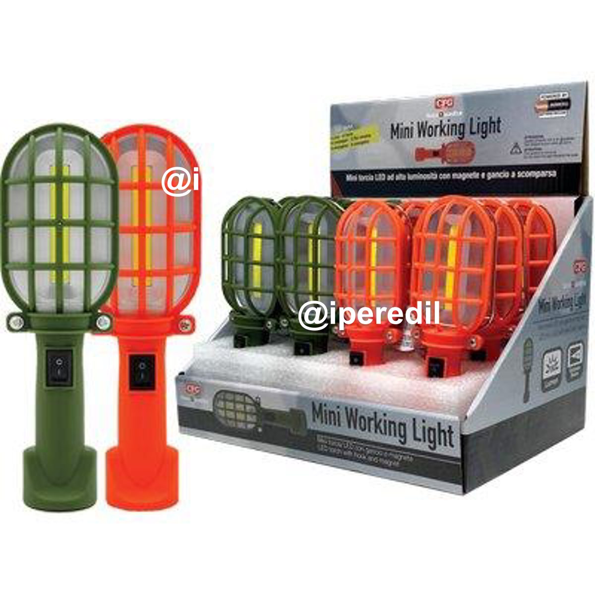 TORCIA LED MINI WORKING LIGHT EXPO LUCE QUADRA LUMEN 180 3XMINI STILO AAA INCLUSE CF=PZ 12