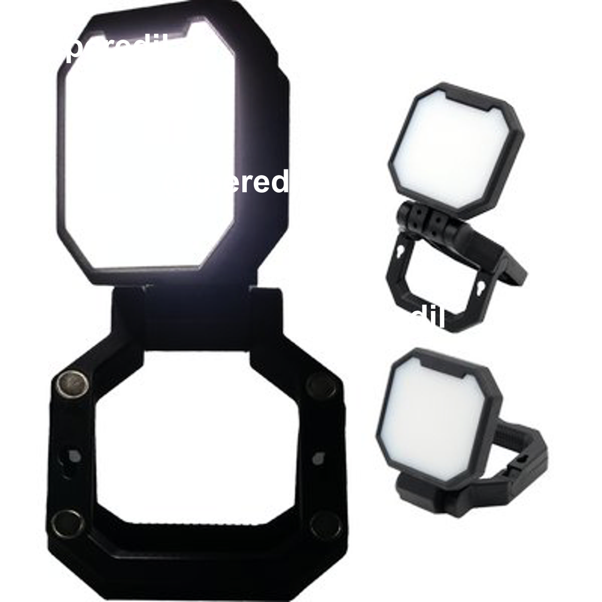 PROIETTORE LED COB OYSTER LUCE QUADRA RICARIC 2000 LUMEN CM 10,8X13,8 H.CM 4,3 + MAGNETE - 07400881