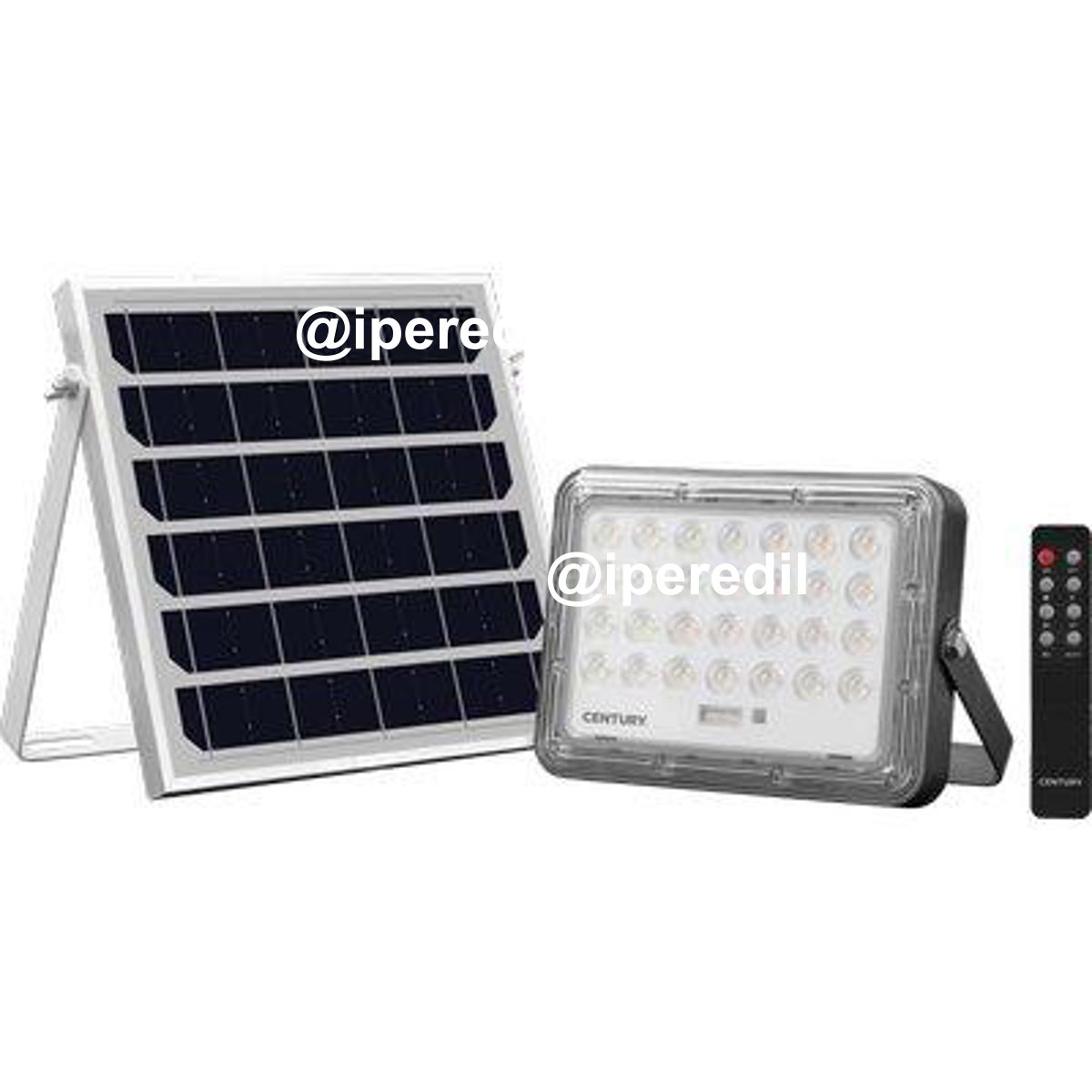 PROIETTORE LED SOLARE PROMETEO CENTURY NATURALE IP65 MAH 6000 LUMEN 700