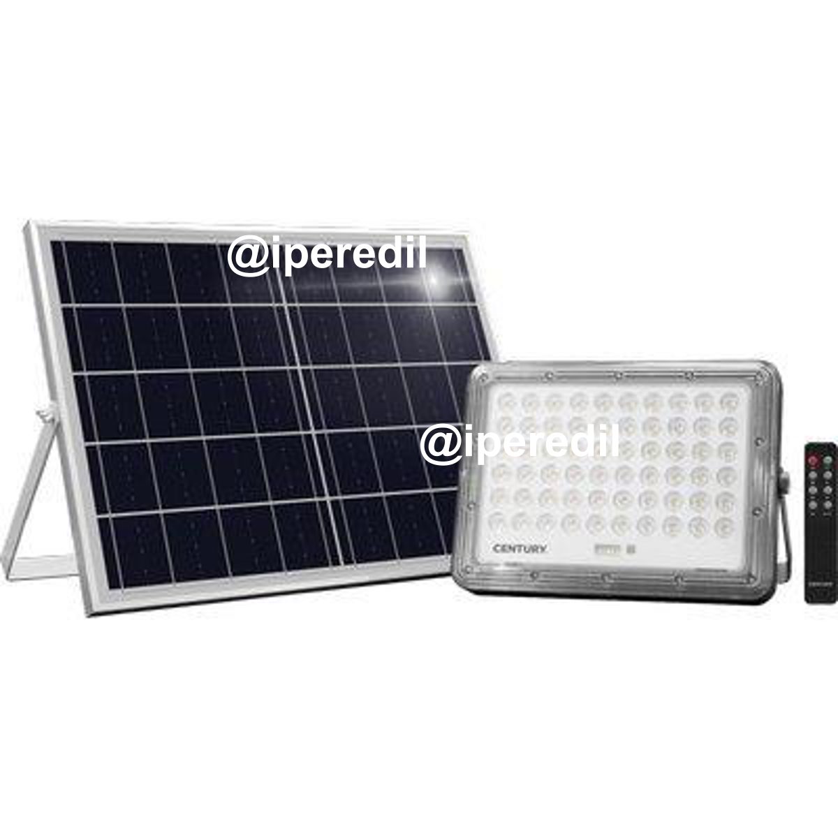 PROIETTORE LED SOLARE PROMETEO CENTURY NATURALE IP65 MAH 10000 LUMEN 1400