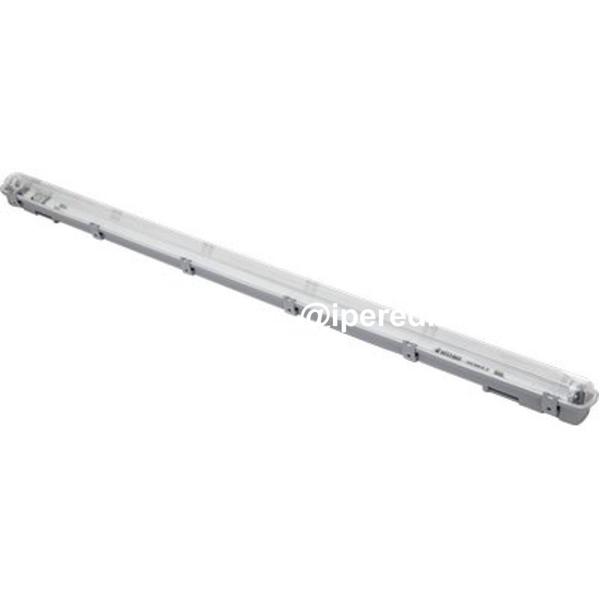 PLAFONIERA X TUBO LED VOLT 230 WATT 2X18 G13 IP65 CM 126,5X11,5 H.CM 8,6
