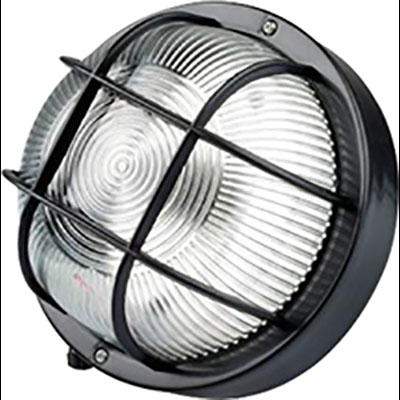 PLAFONIERA PPL GRIGLIA TONDA NERO VOLT 230 WATT MAX 60 E27 CM 19 H.CM 10