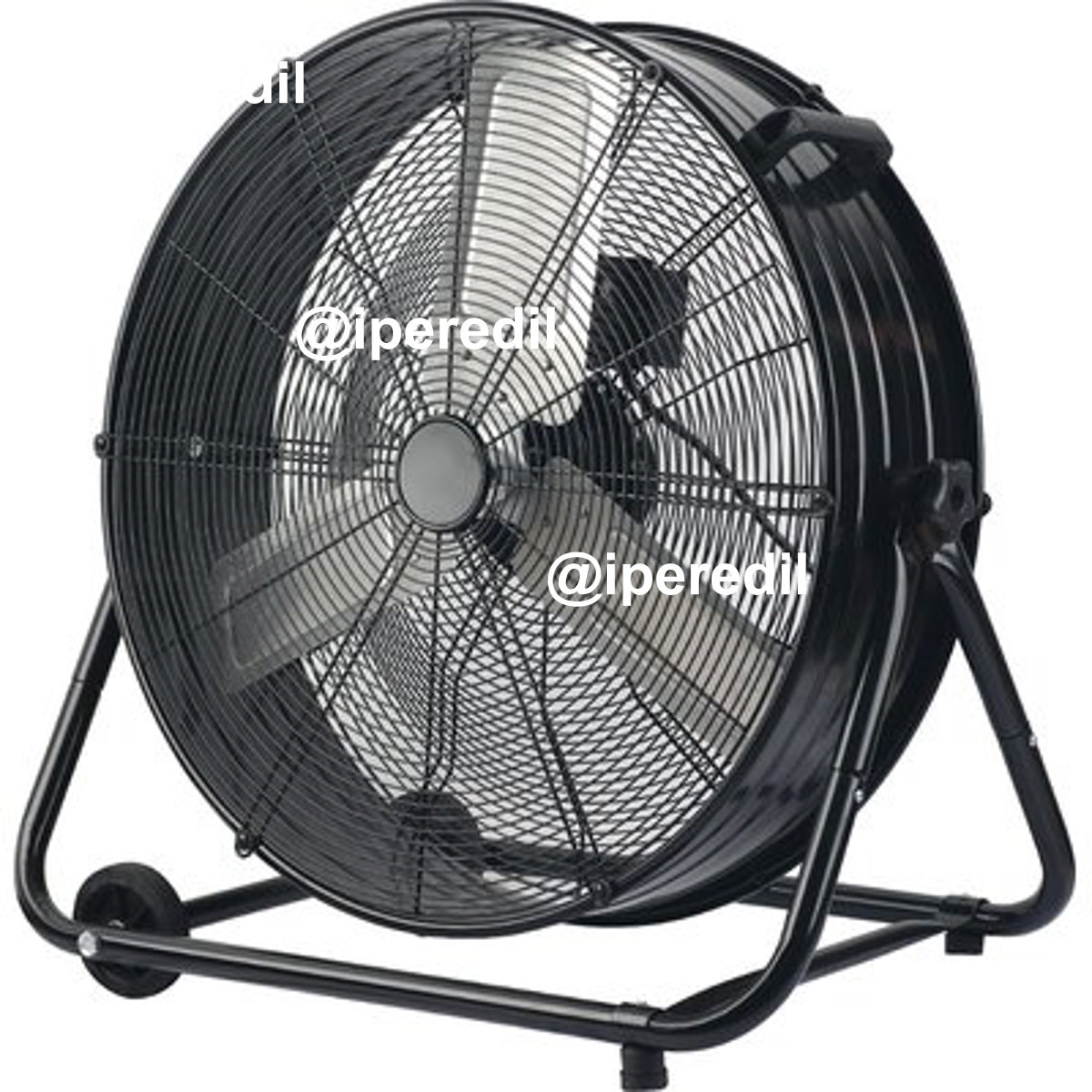 VENTILATORE INDUSTRIALE + RUOTE EFFE WIND 24 VOLT 230 WATT 180 MM 610 VELOCITA 3